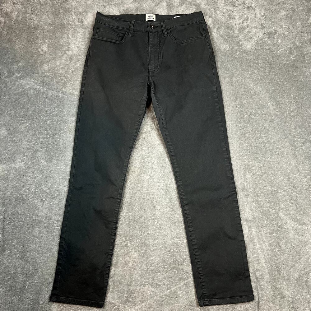 Flint‎ and Tinder Pants Mens 31 x 30 Chino Slim Fit Grey Office Stretch Career